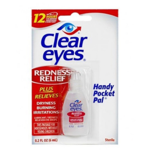 Clear Eyes Øyedråper 6 ml – 10-pakning